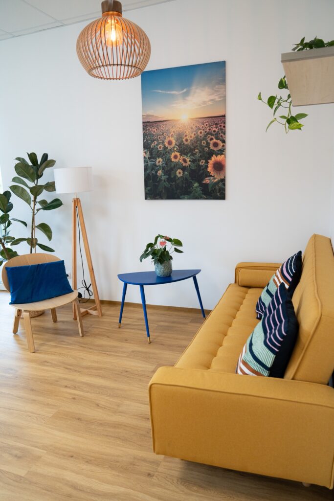 Sitzecke im Therapieraum